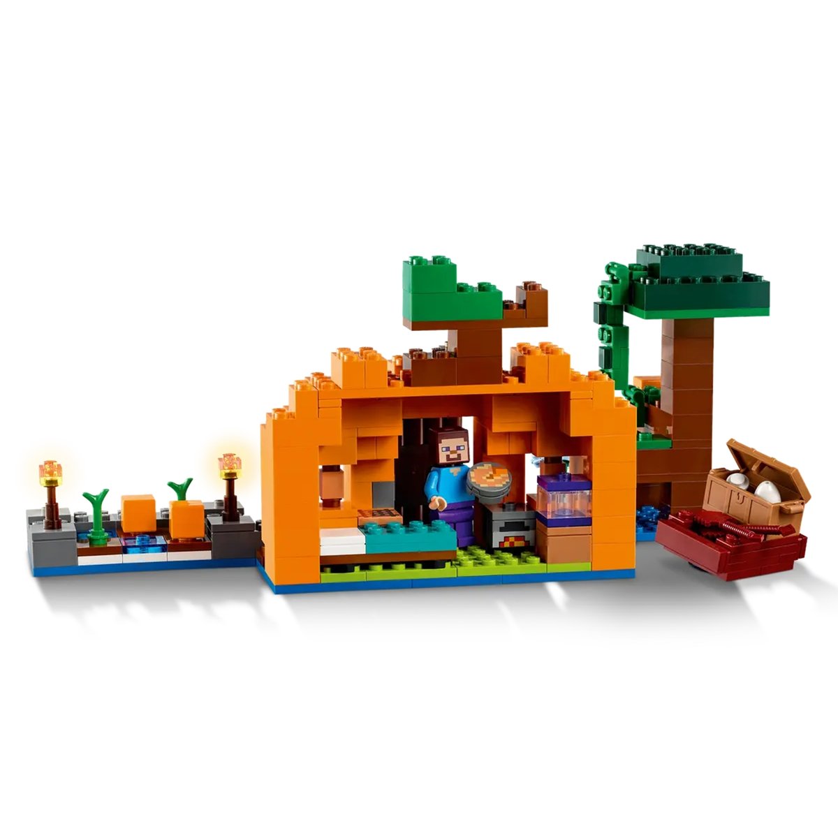 Minecraft La ferme citrouille multicolore, LEGO