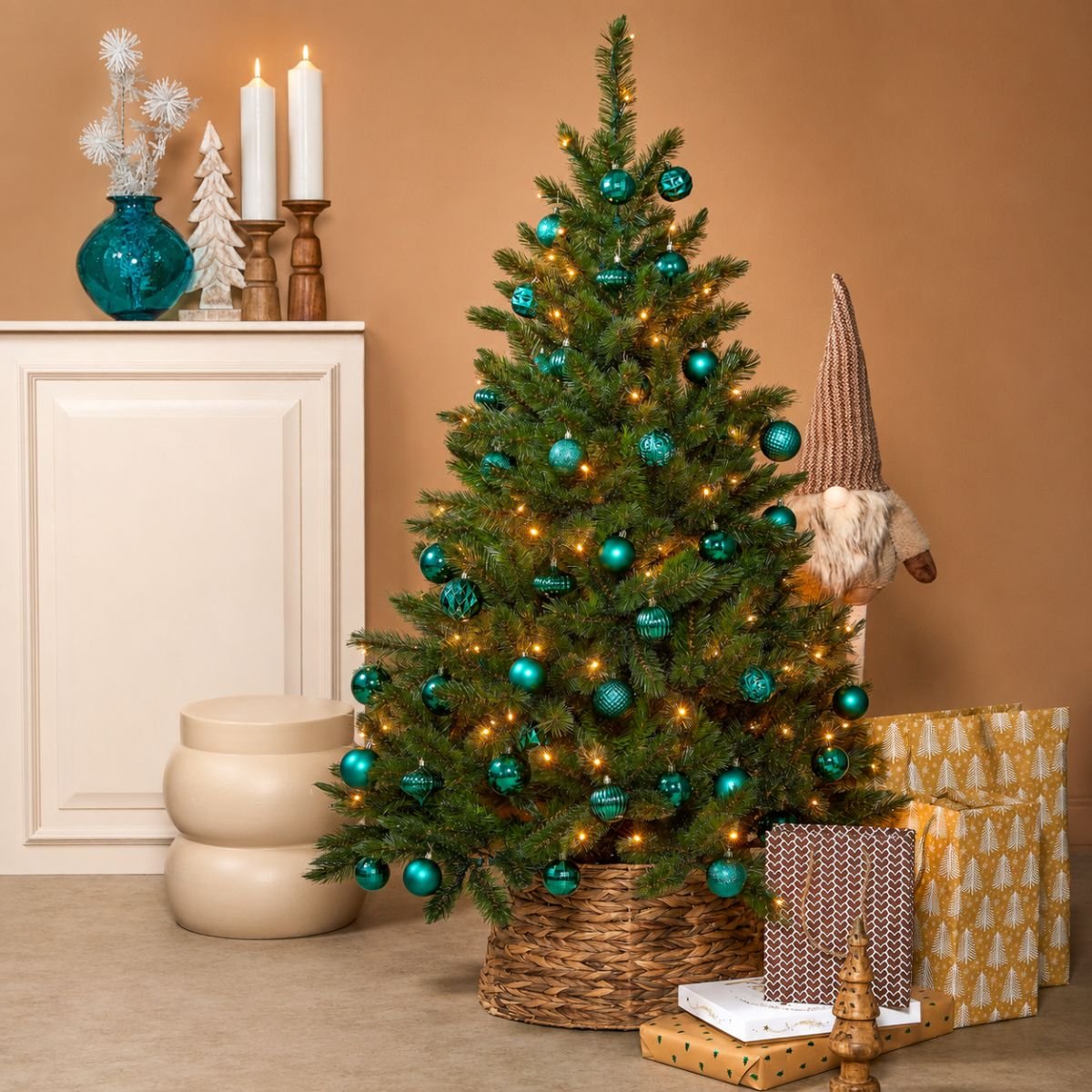 Sapin de Noël H120 cm BRISTLECONE vert, TRIUMPH TREE