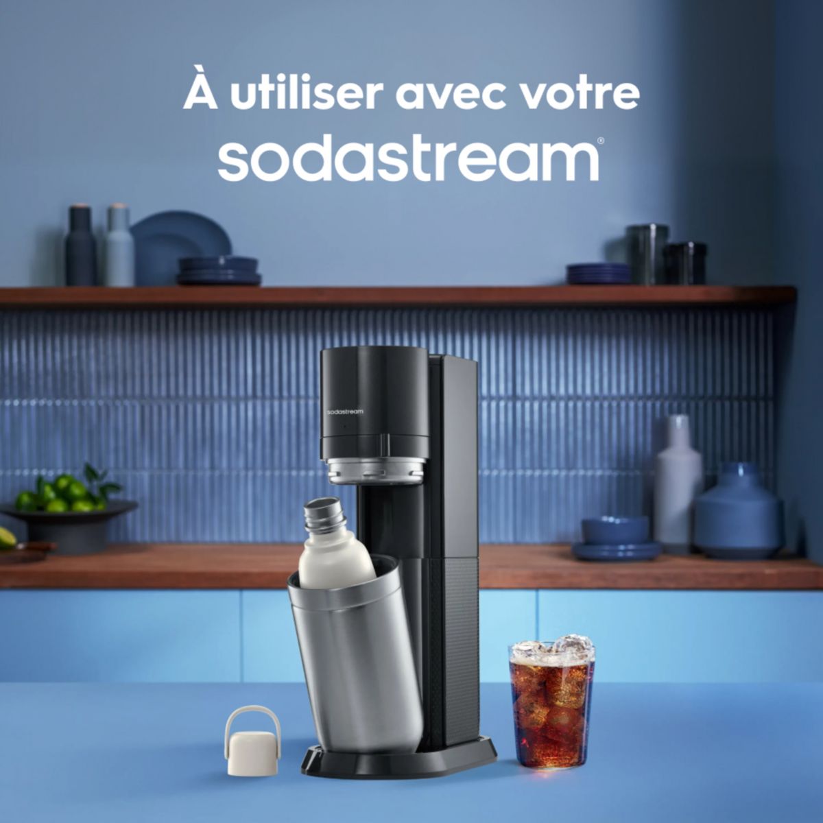 Bouteille isotherme Gourde Fizz & Go Cool sable couleur unique, SODASTREAM
