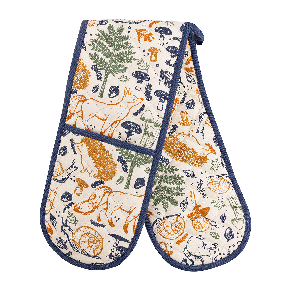 Woodland Double Oven Glove multi-coloured, PRICE & KENSINGTON