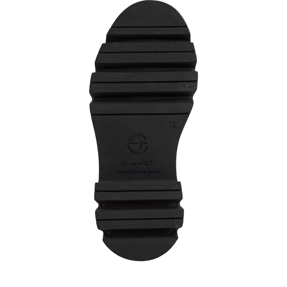 Bottine Chelsea en cuir noir, TAMARIS