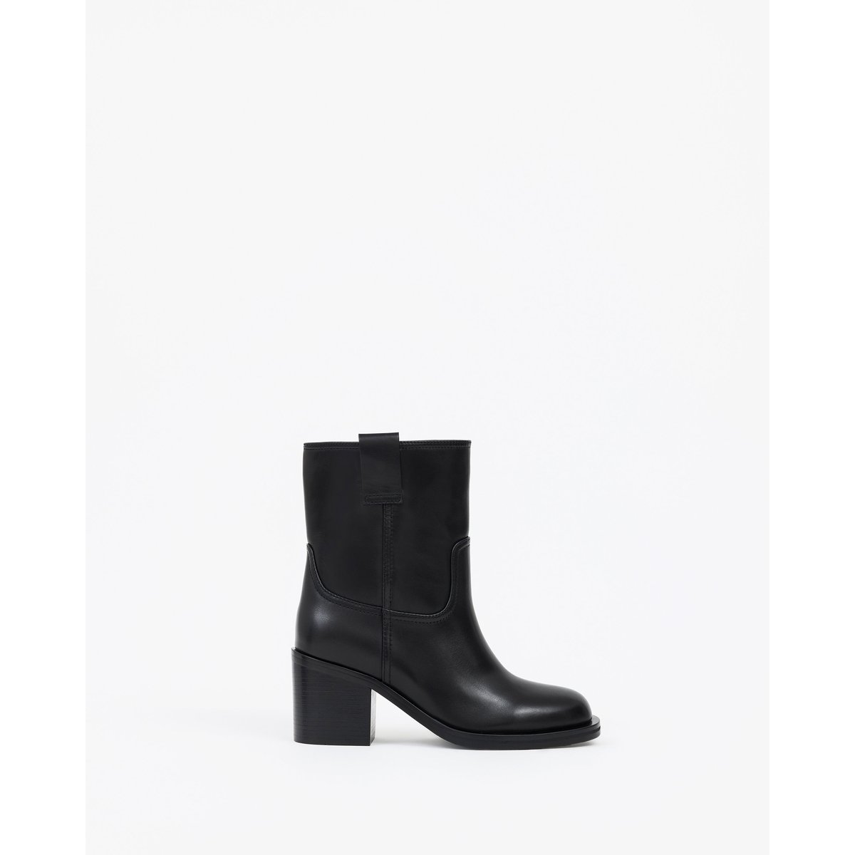Bottines à talon bloc JONAS noir, MI MAI
