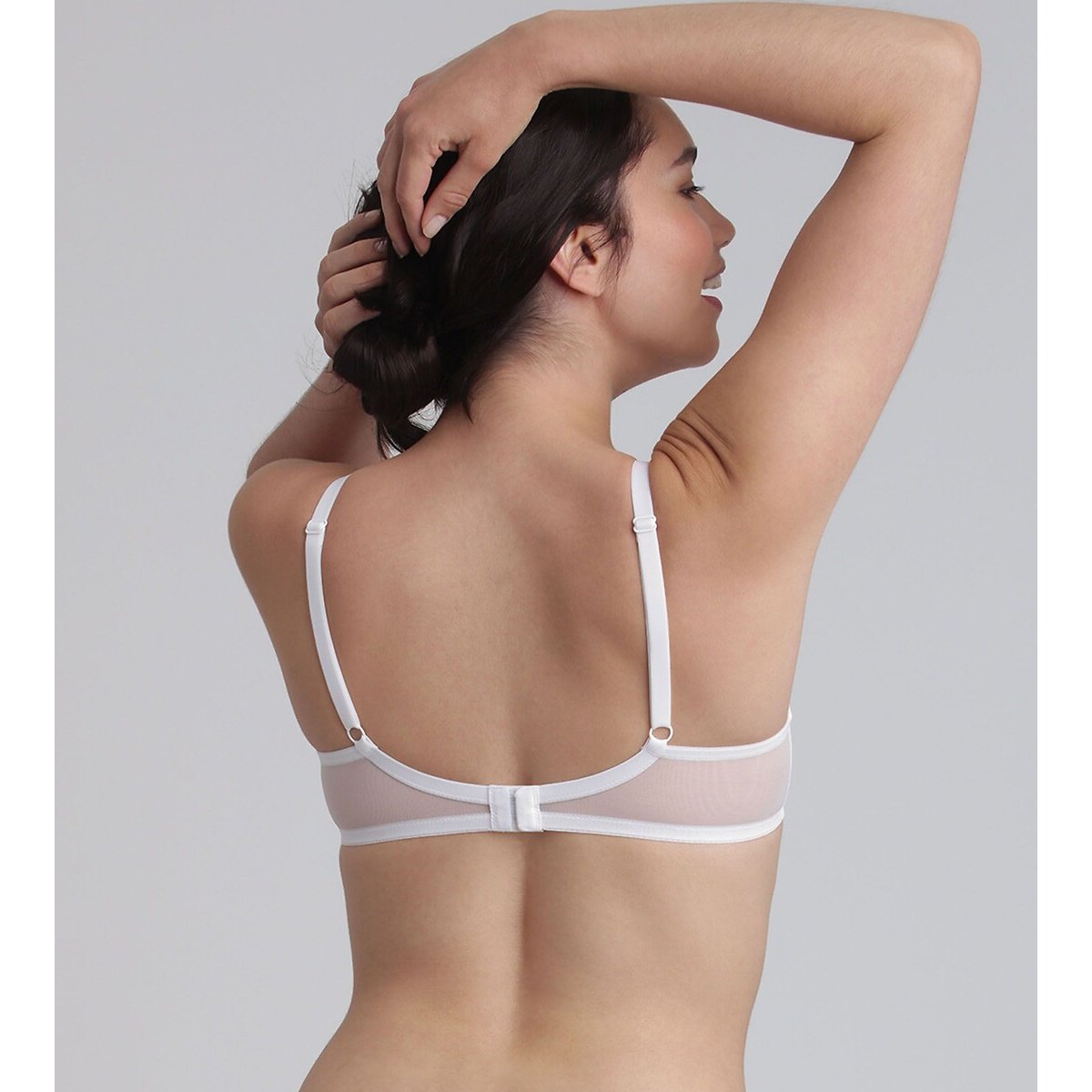 Beugelloze BH ESSENTIEL ELEGANCE DENTELLE wit, PLAYTEX