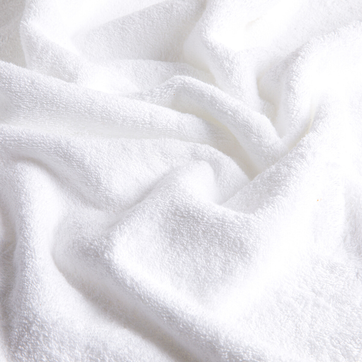 Lote de 4 toalhas de hóspedes em algodão egípcio 600g/m2, Kheops branco, LA REDOUTE INTERIEURS