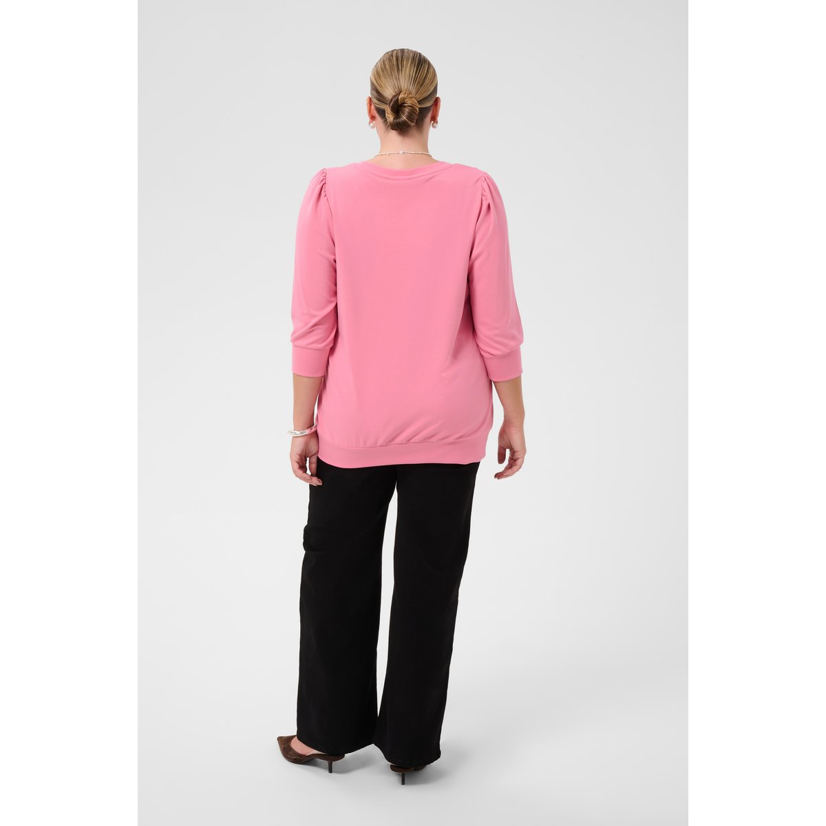 Sweatshirt rose wild rose, KAFFE CURVE