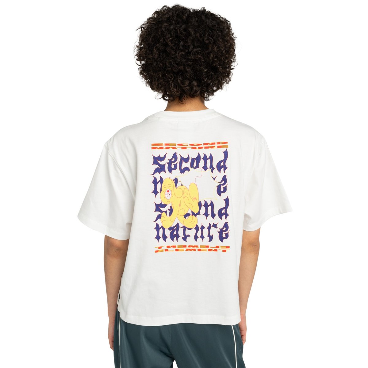 T-shirt à manches courtes SECOND NATURE W blanc off white, ELEMENT