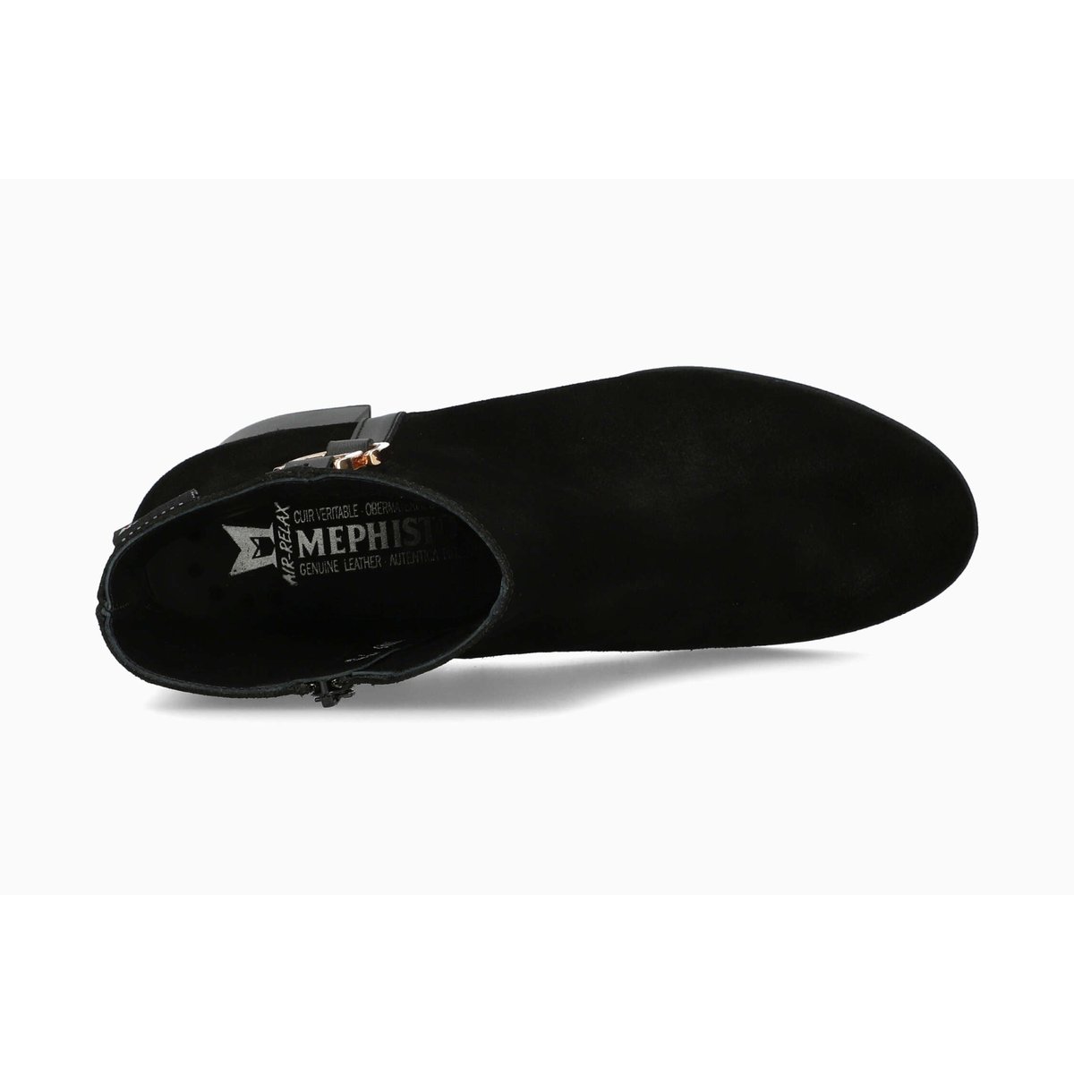 Bottines en cuir ZINA noir p5150346, MEPHISTO
