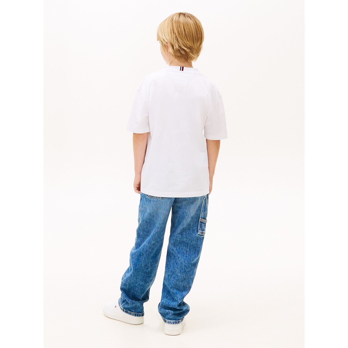 T-shirt met korte mouwen wit, TOMMY HILFIGER