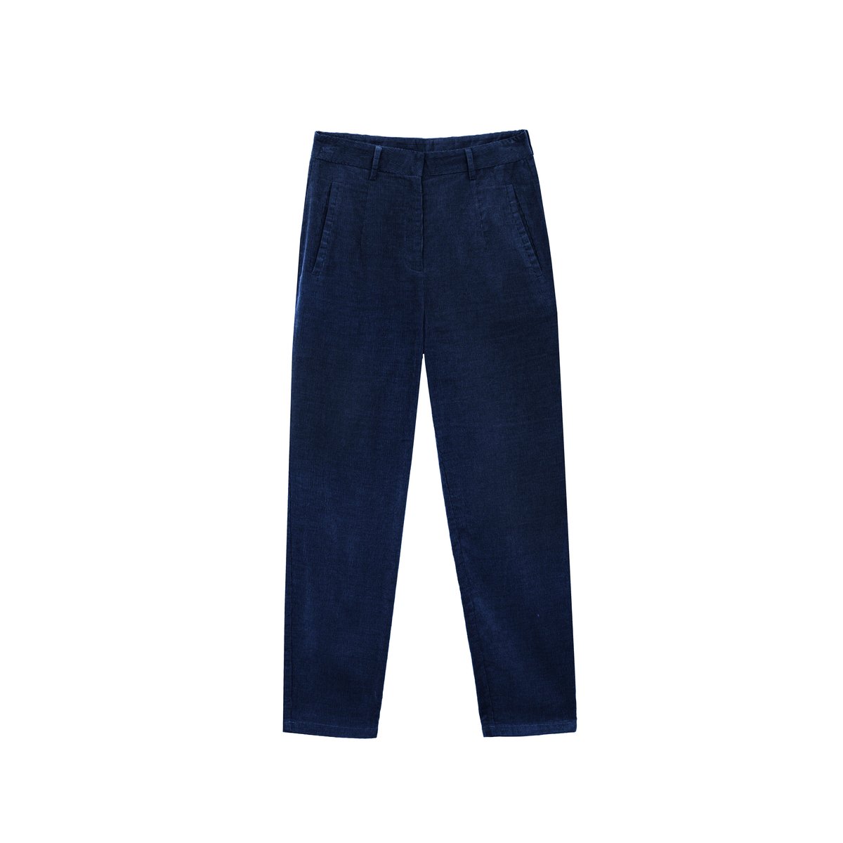 Pantalon cigarette uni PARFAITO 25-marine, LA PETITE ETOILE