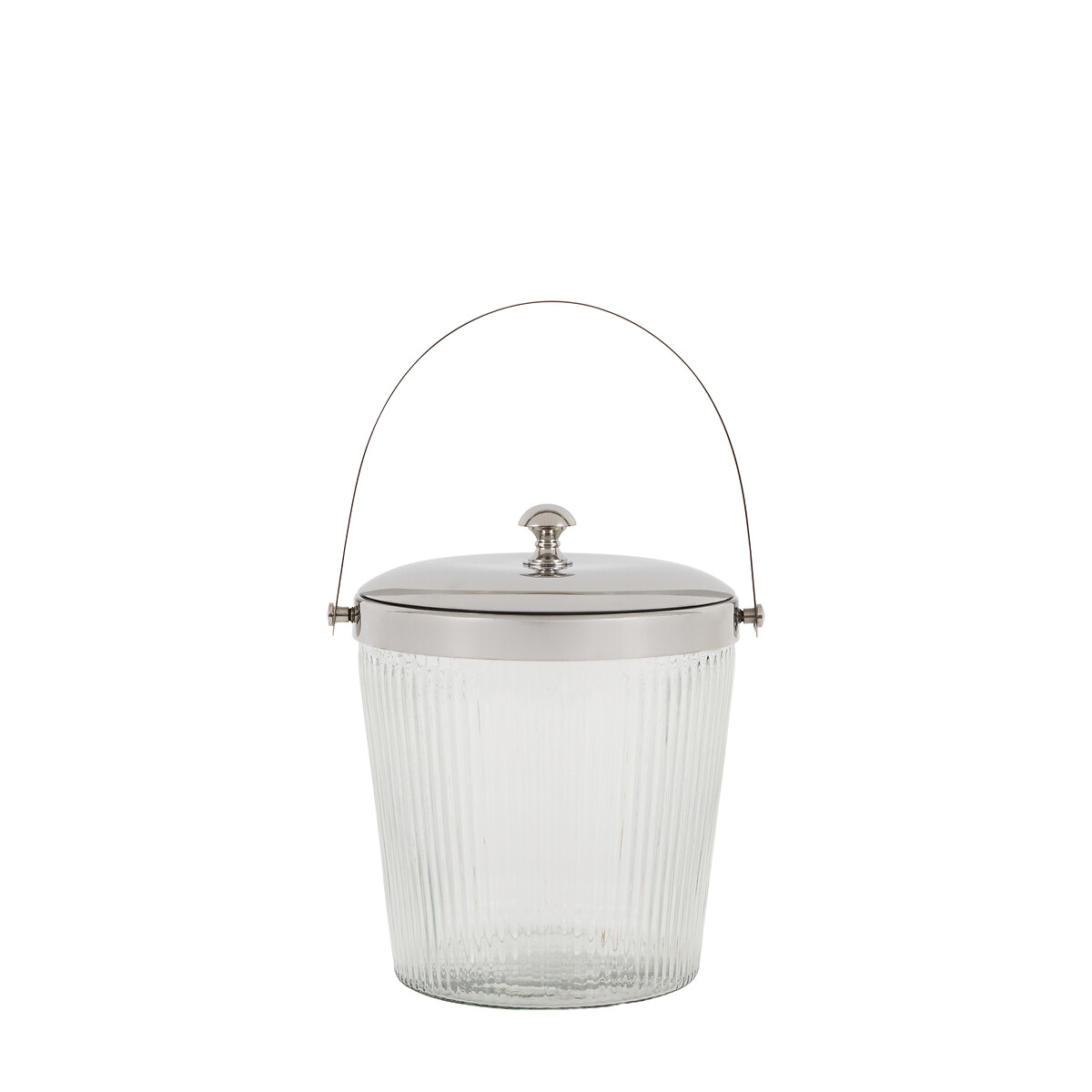 Glass Ice Bucket silver-coloured, ÉDITÉ
