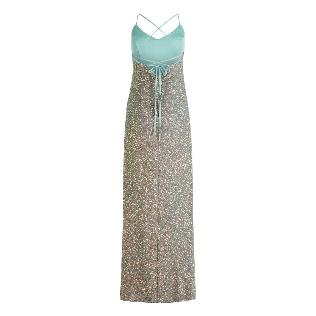Robe de soirée près du corps blue shades, VERA MONT