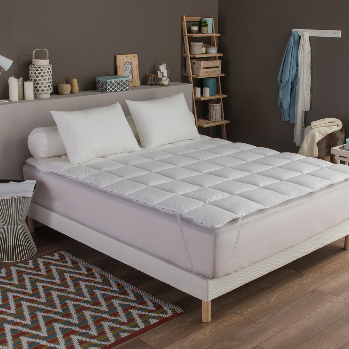 Surmatelas Palace Anti-Acariens blanc, DODO