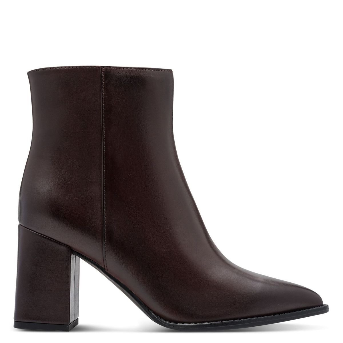Bottine talon bloc marron mocca, MARCO TOZZI