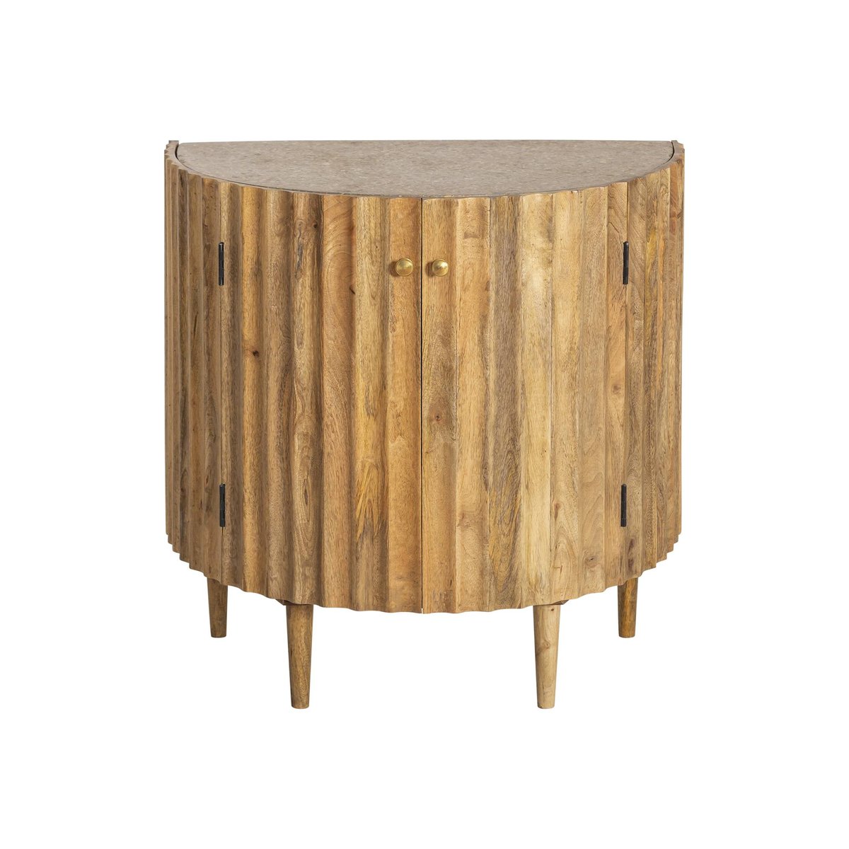 Meuble sous vasque en bois de manguier BAO bois clair, MADE IN MEUBLES