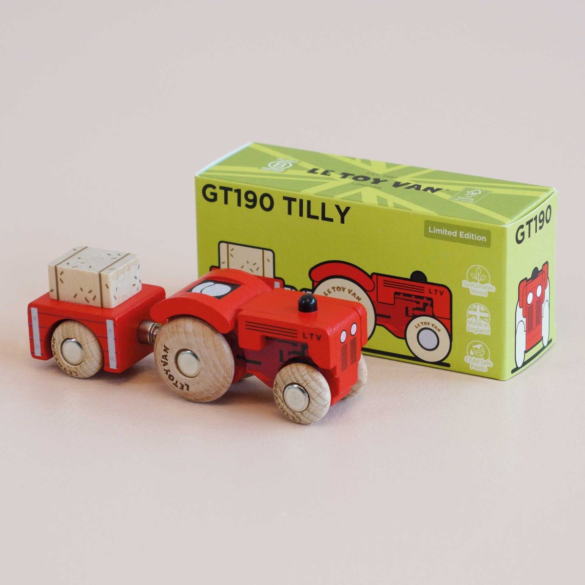 Tracteur Tilly No 34 rouge, LE TOY VAN