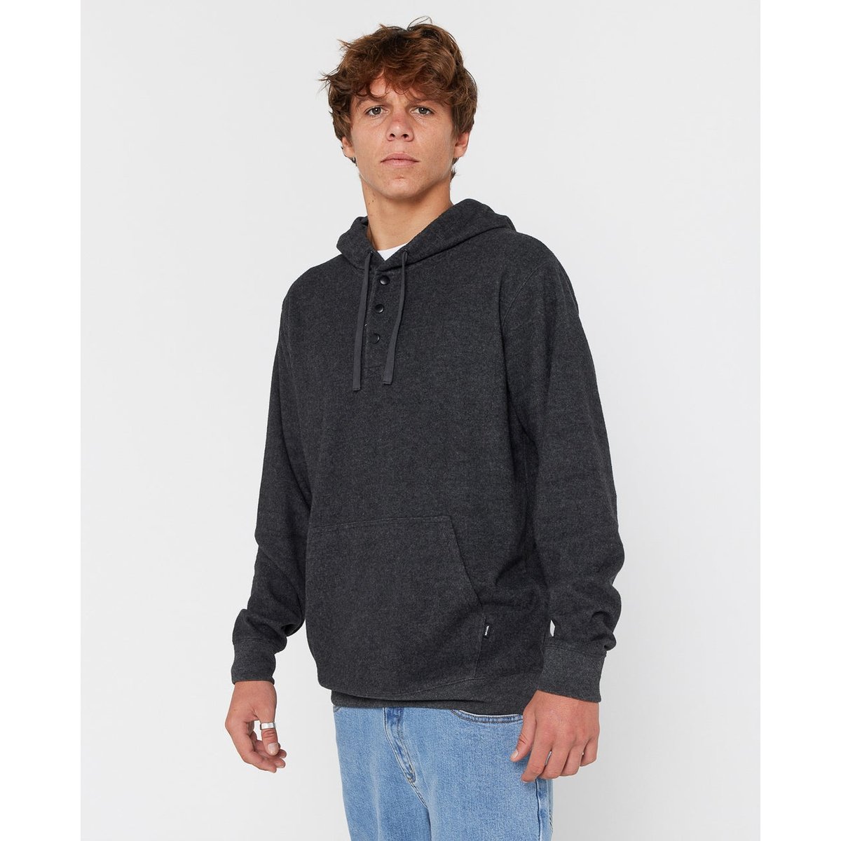Sweat à capuche GRID noir marbré, RIP CURL
