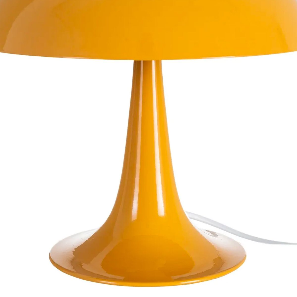 Lampe à poser champignon métal jaune 25x25x27.5cm jaune, WADIGA