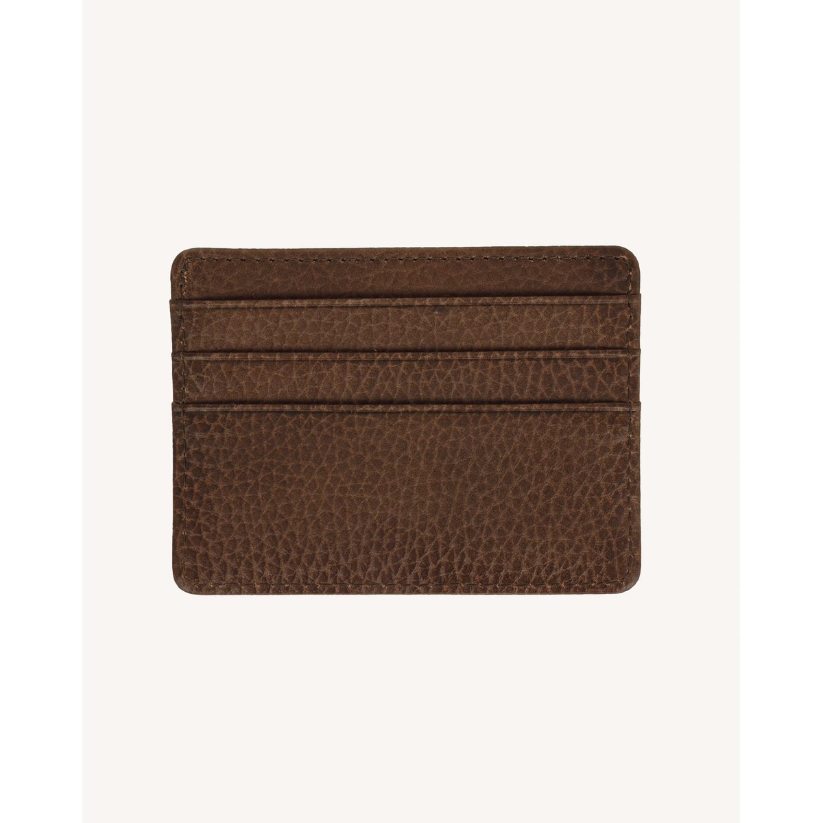 Porte-cartes cuir CARD HOLDER camel, FAGUO