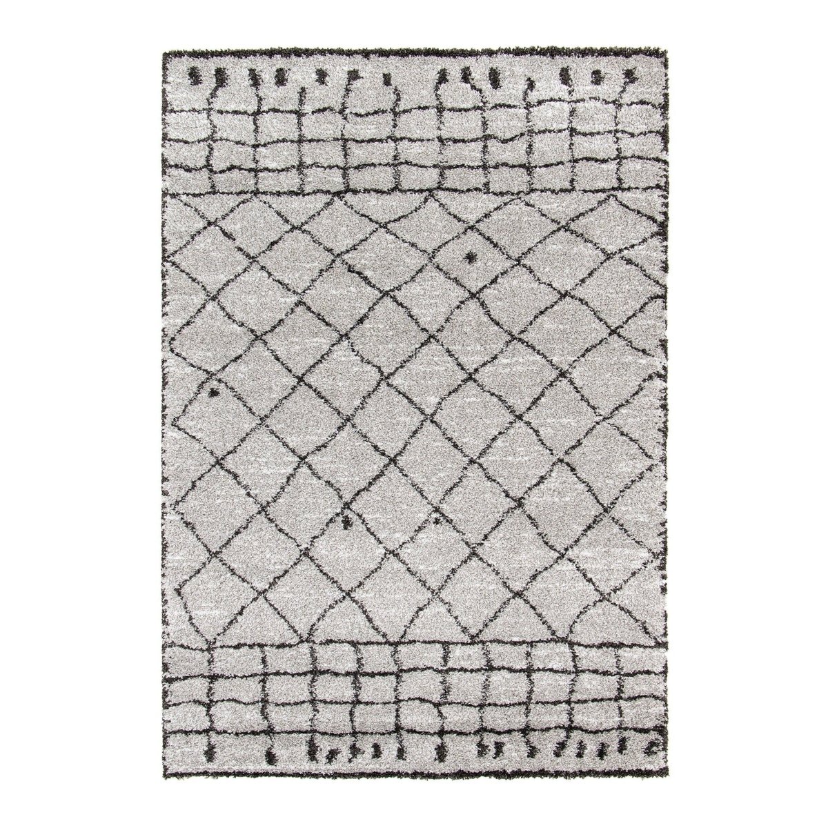 Tapis épais et confortable NEWPORT gris minéral, AFK LIVING