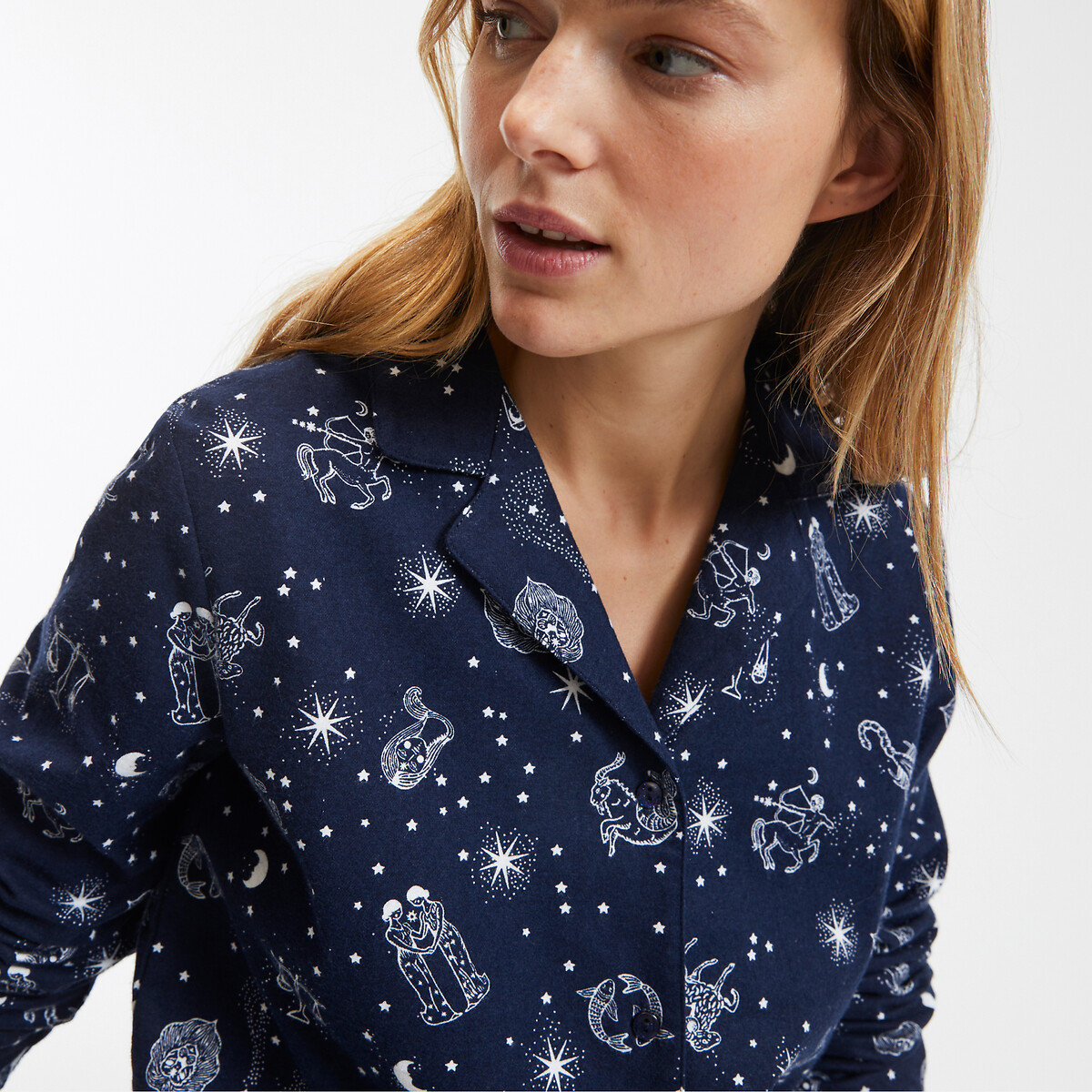 Pyjama coton imprimé astral  imprimé constellation, SO'HOME