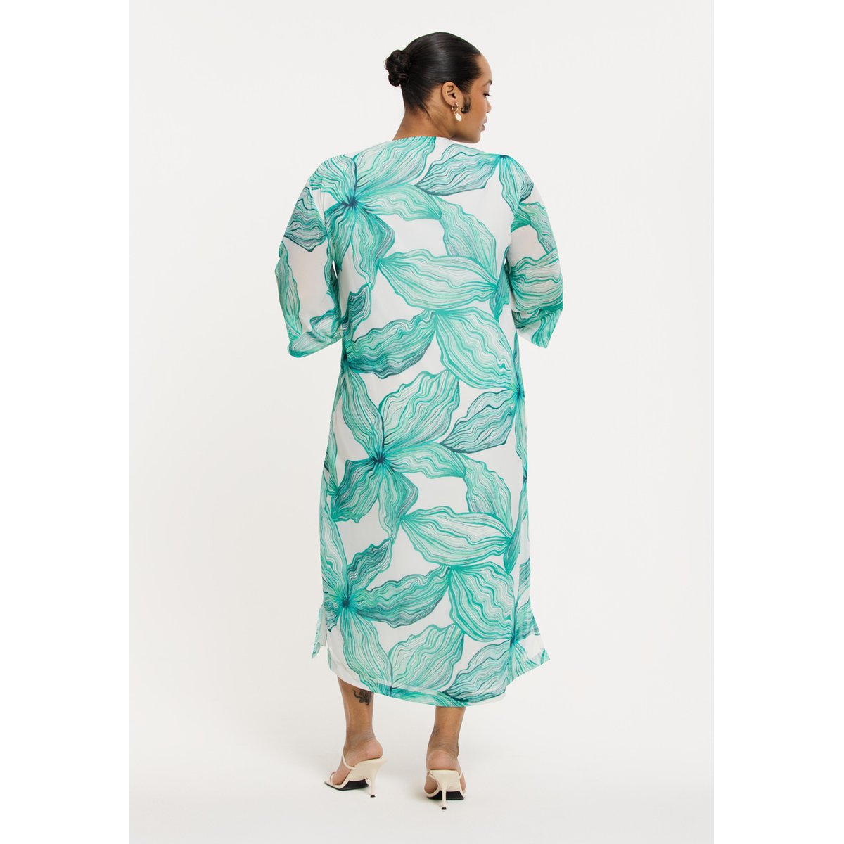 Robe sans manches turquoise, YOEK