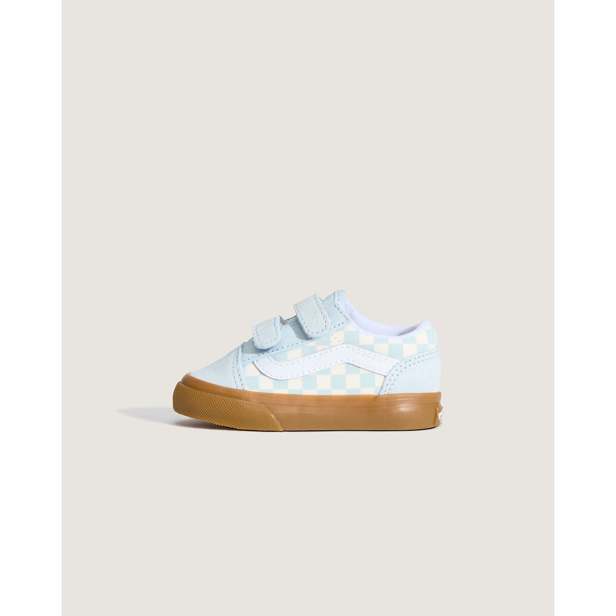 Sapatilhas com velcro OLD SKOOL V azul claro/branco, VANS