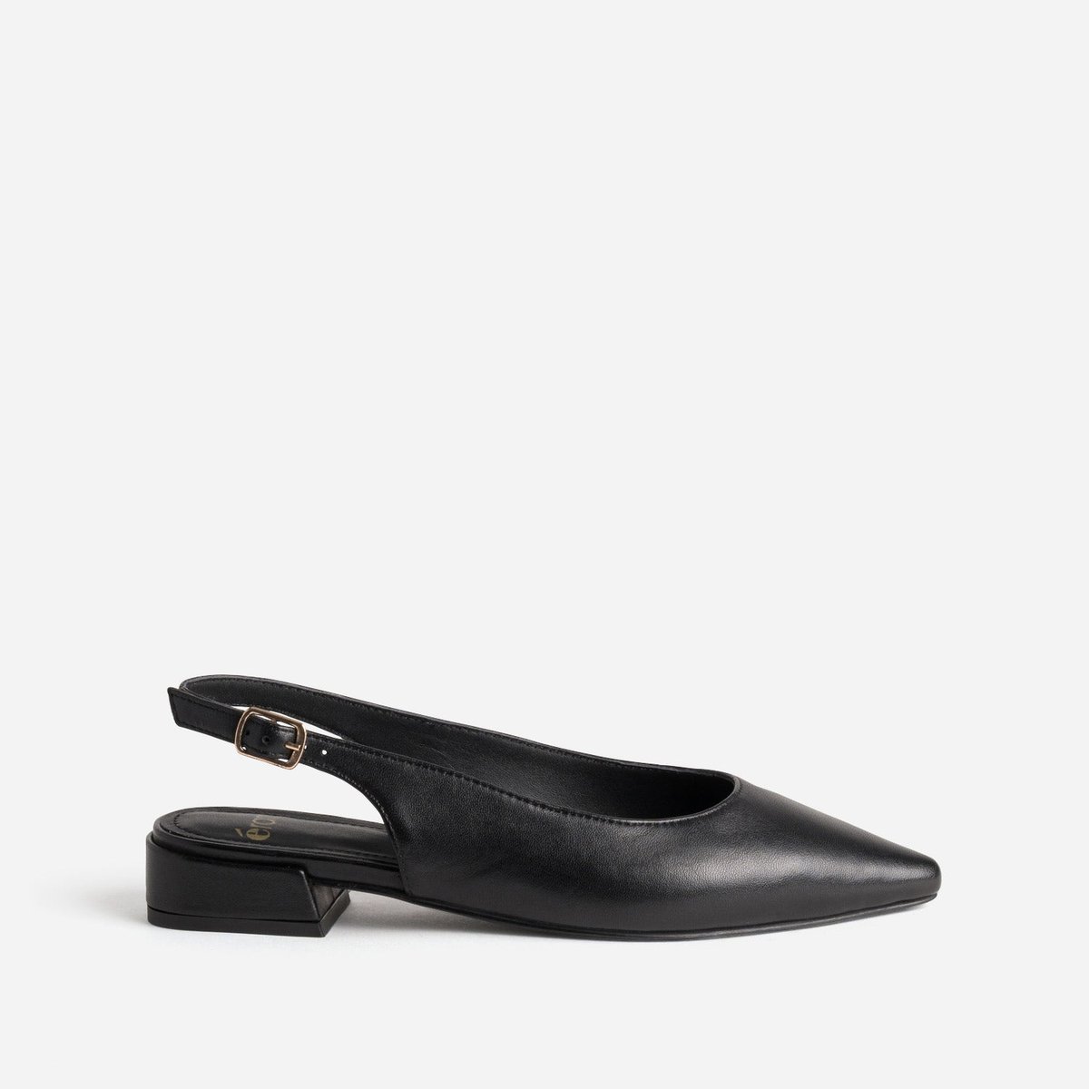 Ballerine en cuir BEDRA noir, ERAM