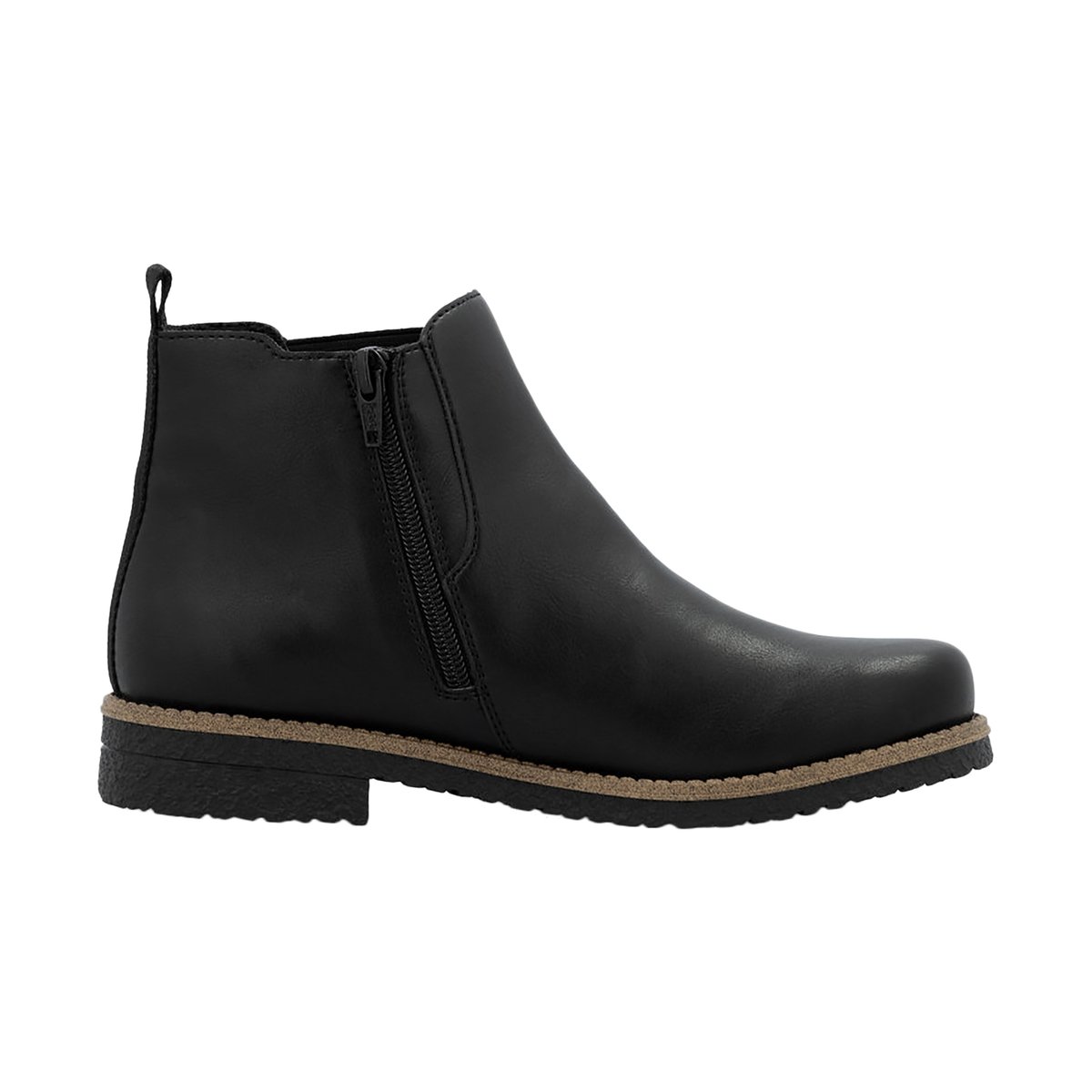 Bottine Cuir noir, RIEKER