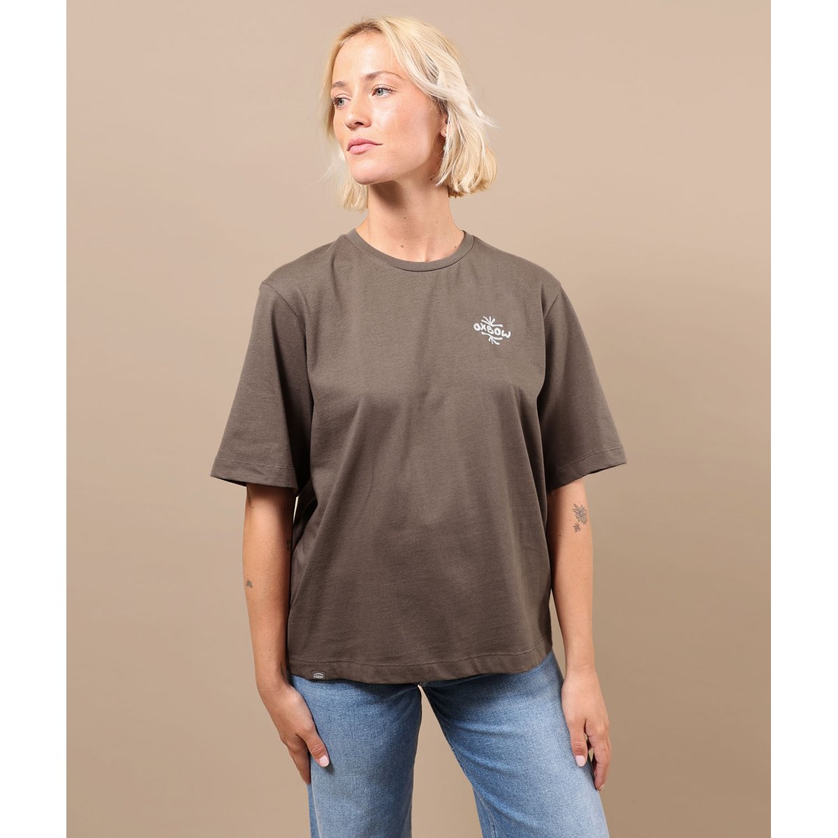 Tee-shirt manches courtes MELT pebble, OXBOW