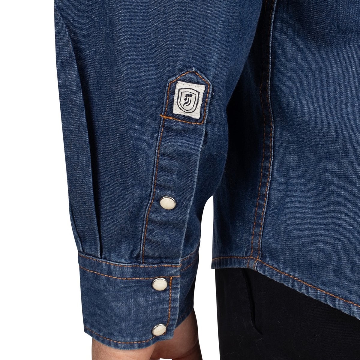 Chemise denim ML denim, SHILTON