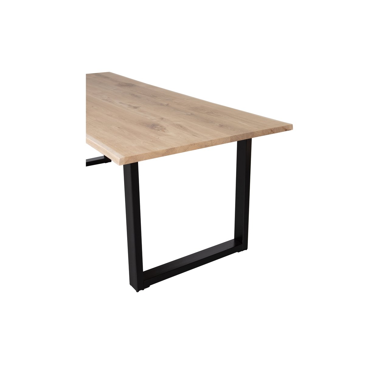 Table à manger en chêne 6 couverts TABLO-B U-PIED bois 180cm, WOOOD