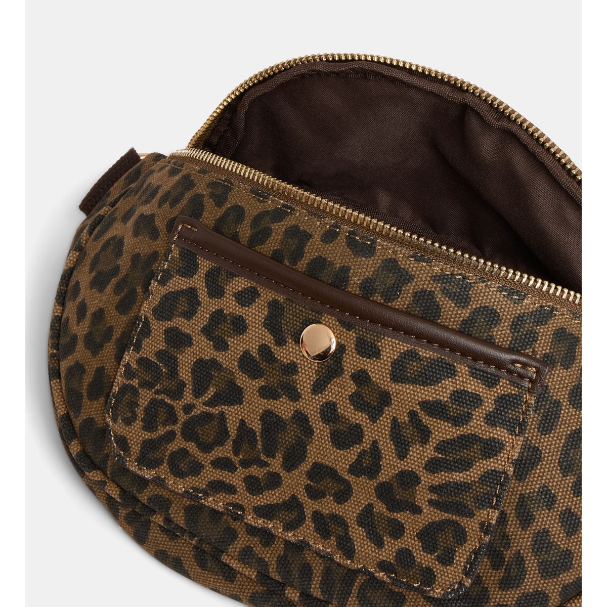 Sac banane almaz canvas léopard coton léopard, GALERIES LAFAYETTE