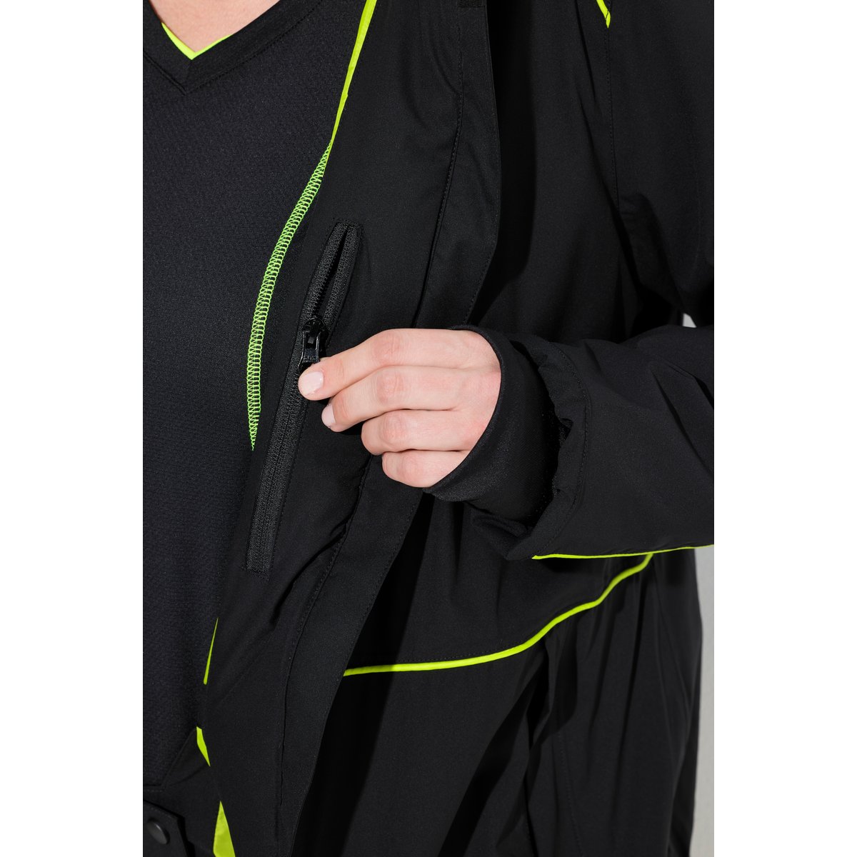 Veste technique HYPRAR, imperméable noir, ULLA POPKEN
