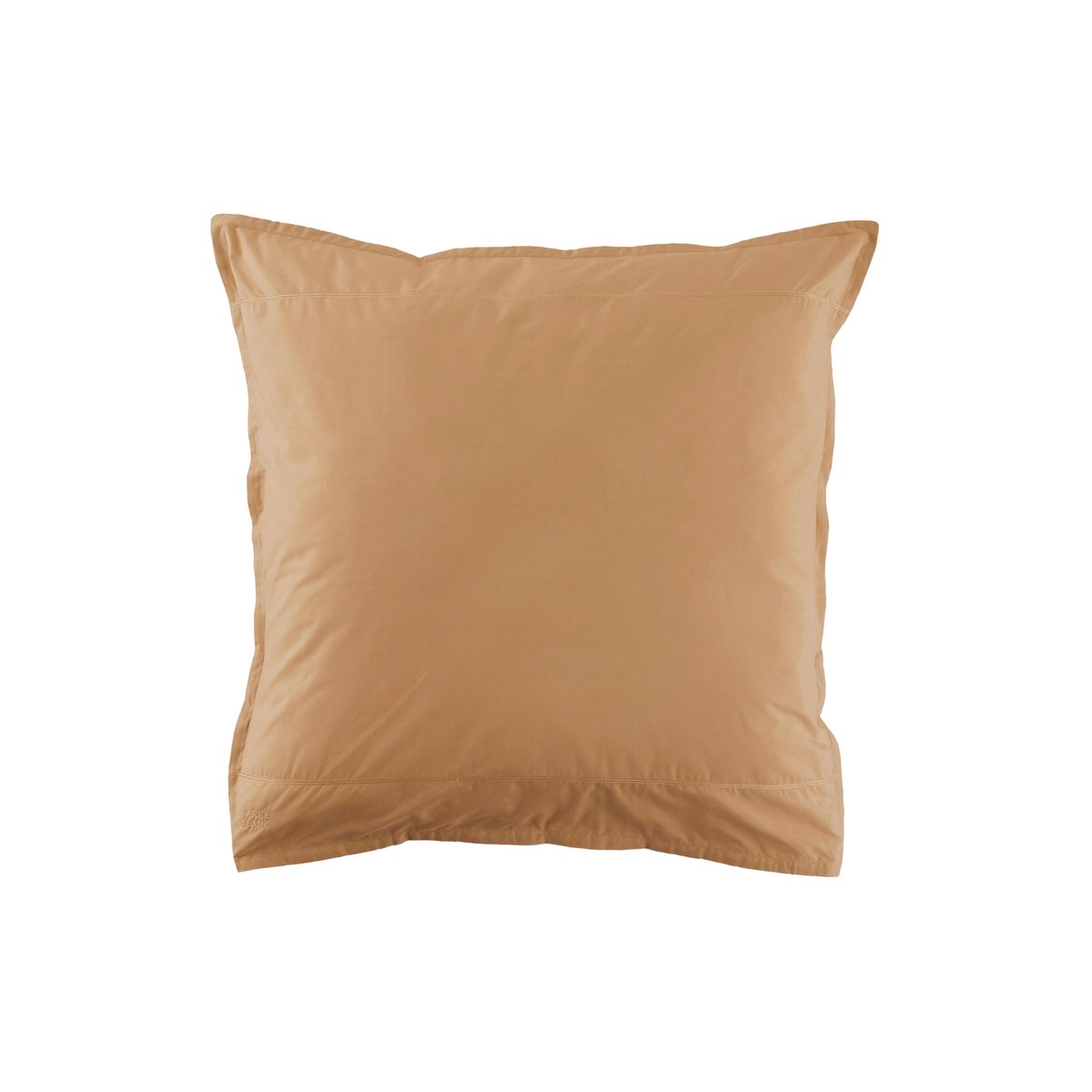 Taie d'oreiller carrée coton NÉO noisette, CARRE BLANC