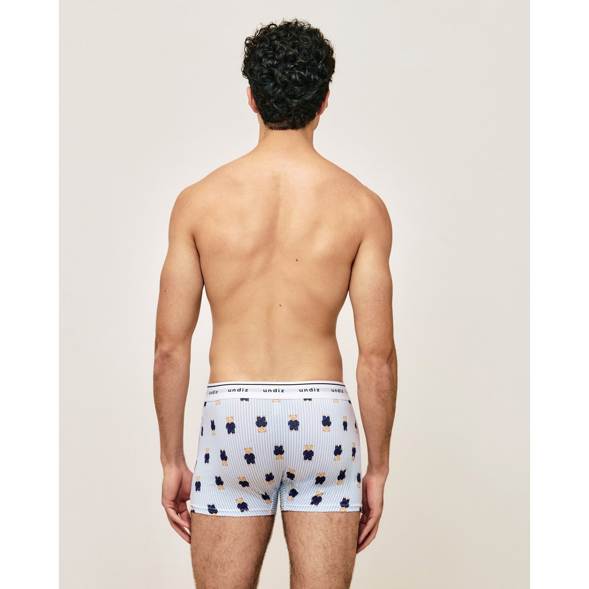 Boxer motifs oursons BOXERUNIZ RAYI ecru, UNDIZ