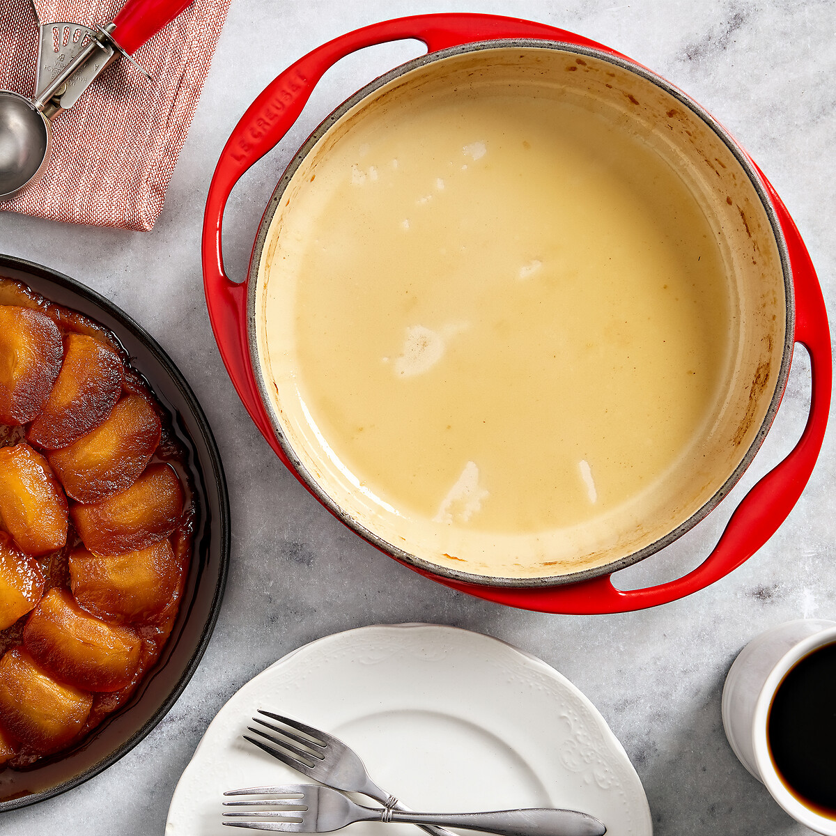 Moule à tarte tatin 25cm cerise, LE CREUSET