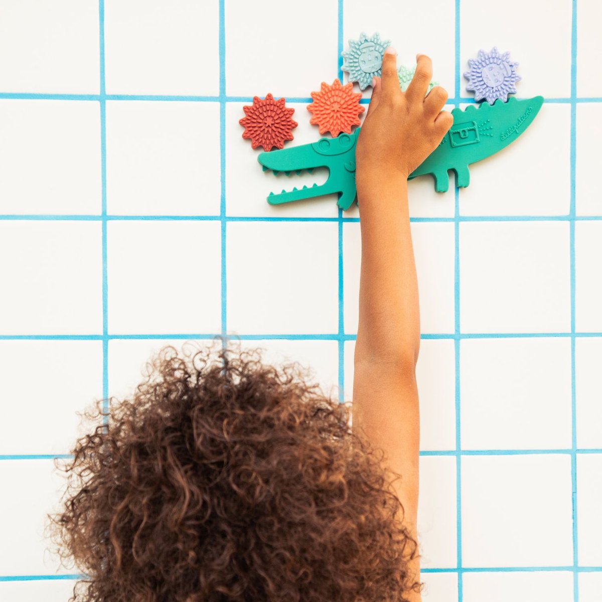 Balancier crocodile pour le bain multicolore, LILLIPUTIENS