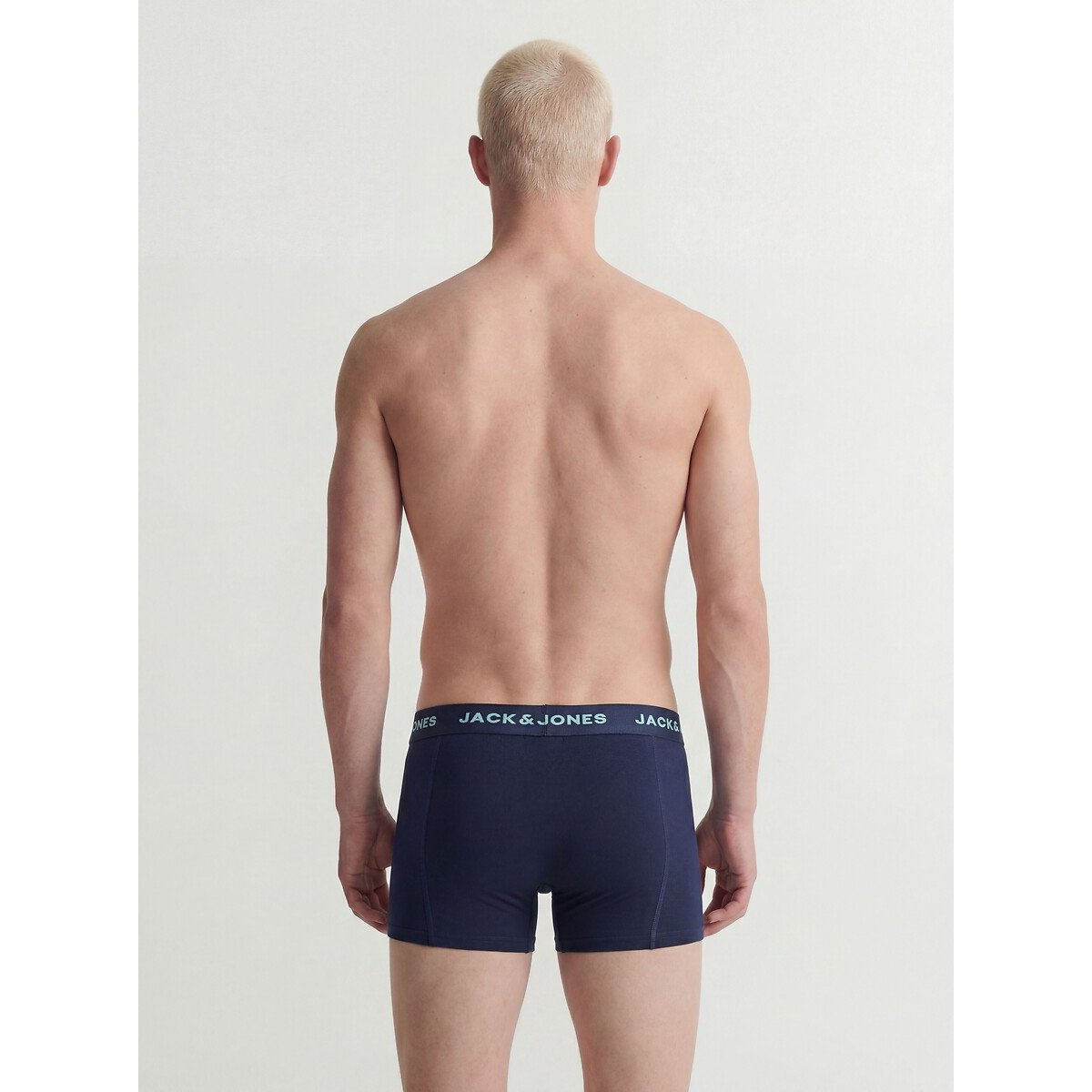Lote de 3 boxers lisos marinho + marinho + marinho, JACK & JONES