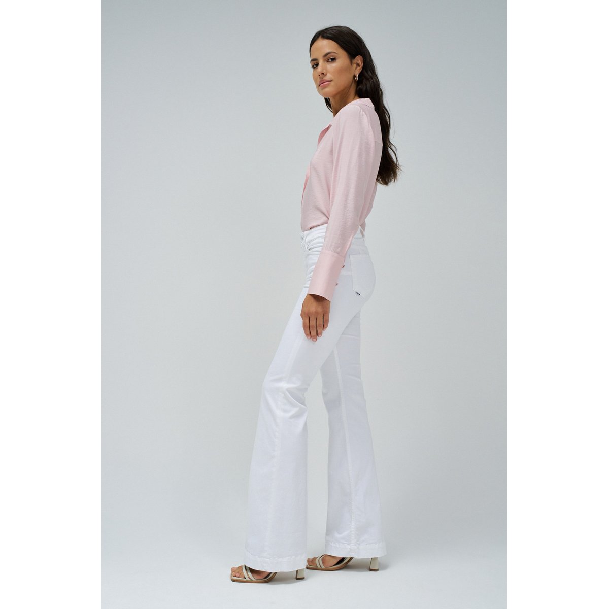 JEAN DESTINY PUSH UP FLARE blanc, SALSA JEANS