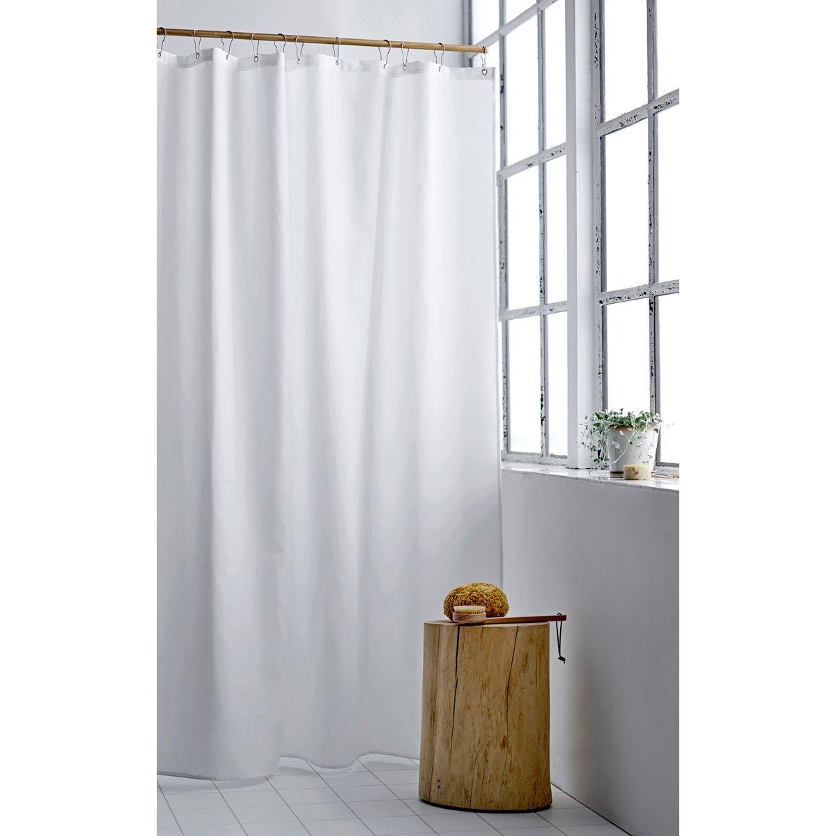 Rideau de douche COMFORT blanc, SÖDAHL