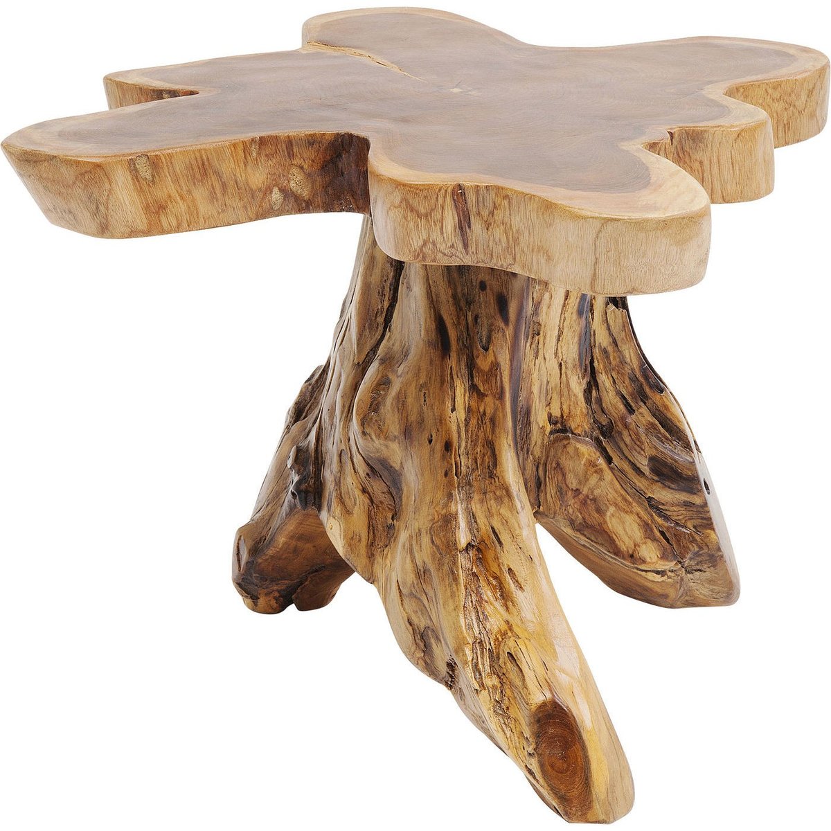 Table basse souche d'arbre bois, KARE DESIGN