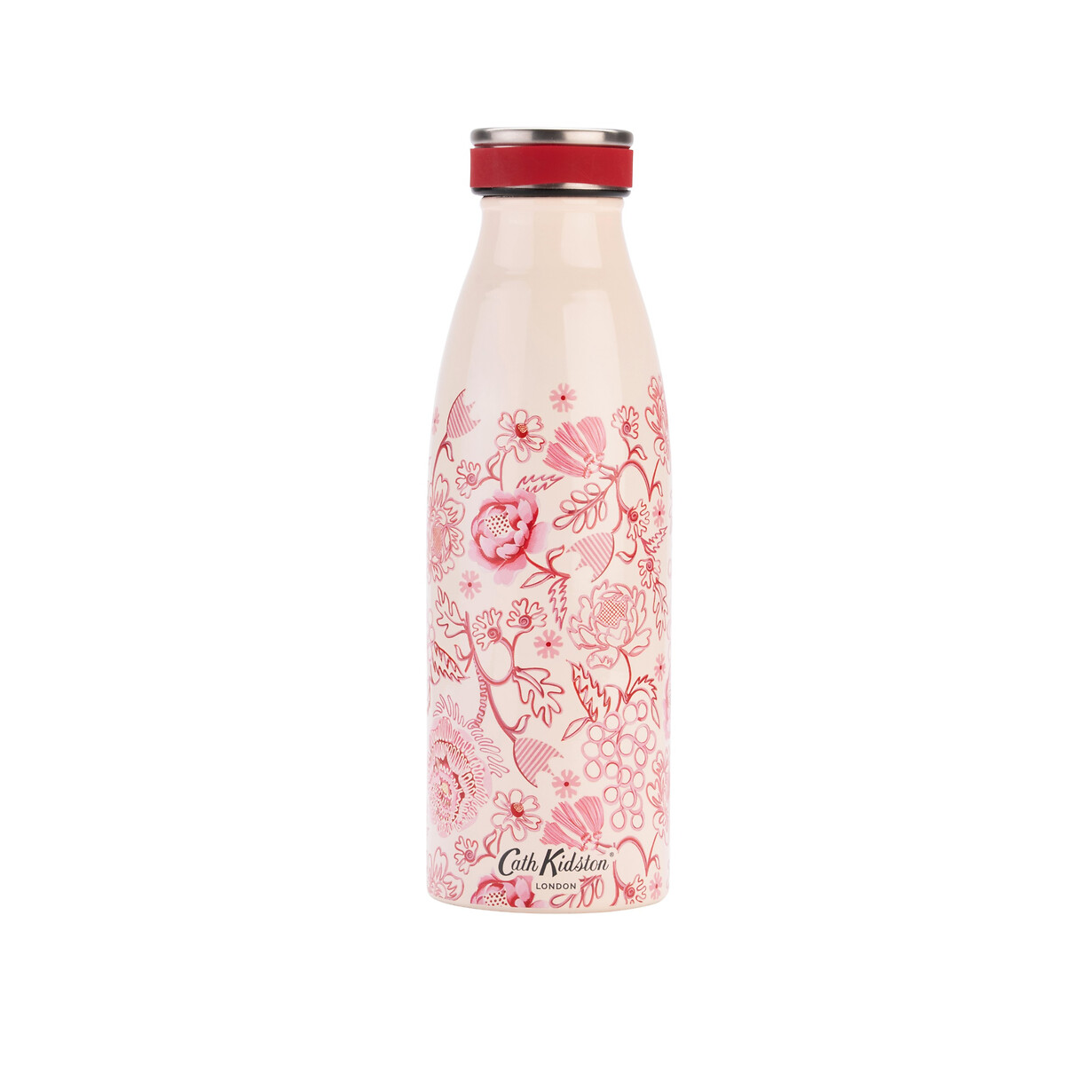 350ml Spitalfields Silk Stainless Steel Bottle pink, CATH KIDSTON