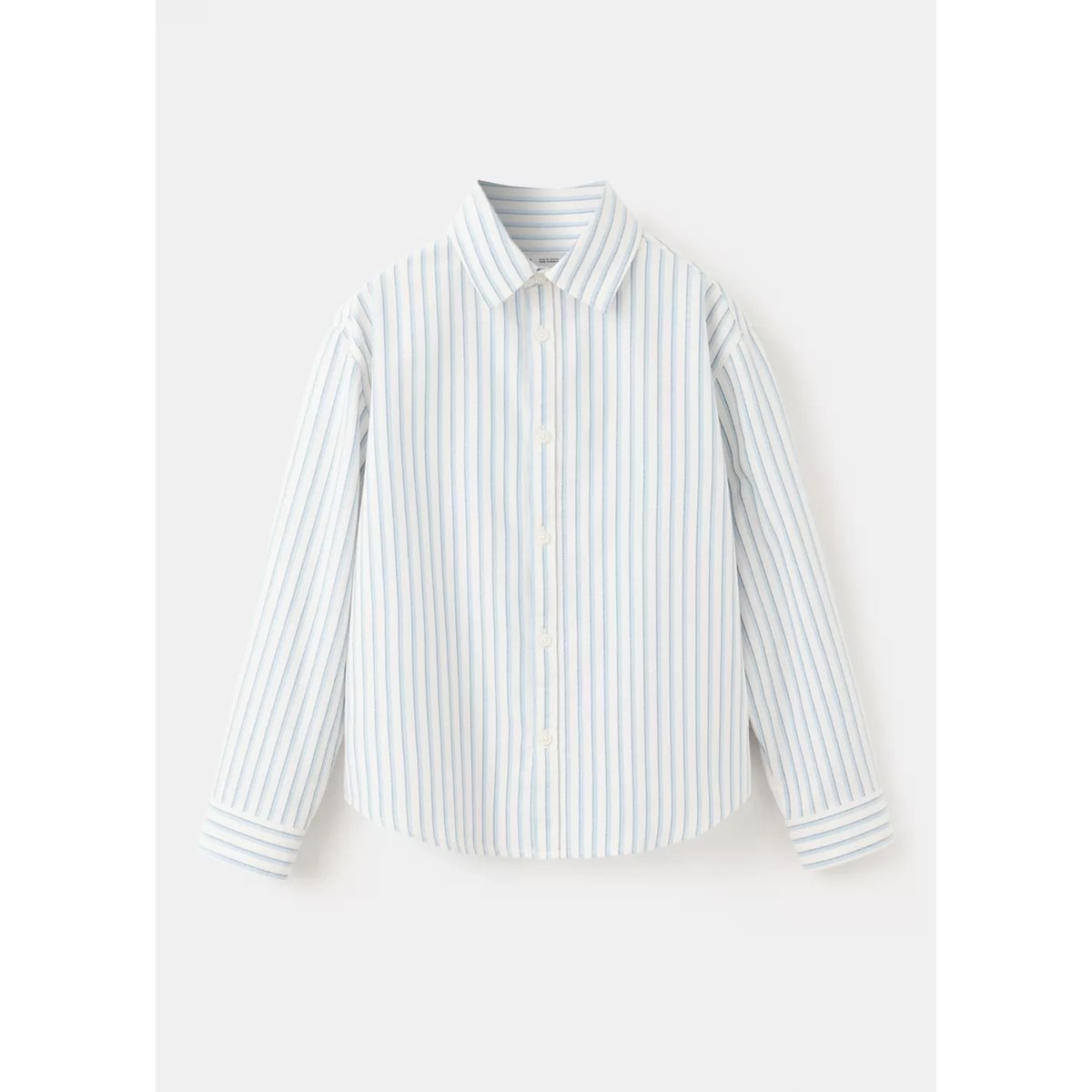 Chemise 100 % coton rayures combinées bleu, MANGO KIDS