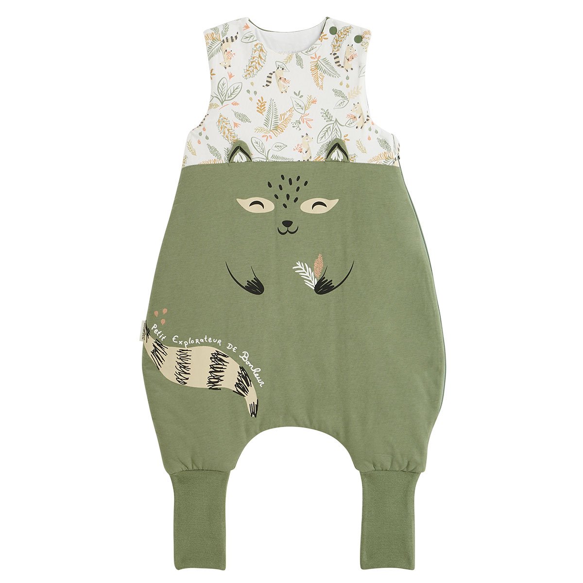 Turbulette TOG 2 avec pieds retroussables Gabin vert, PETIT BEGUIN
