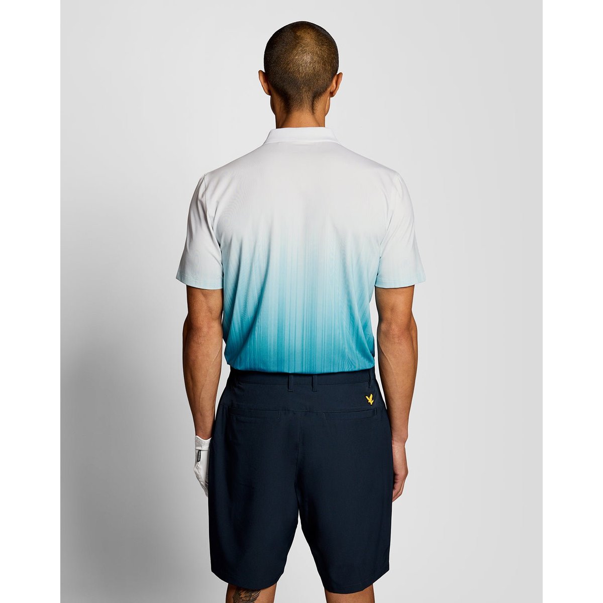 Polo dégradé bleu vert, LYLE & SCOTT