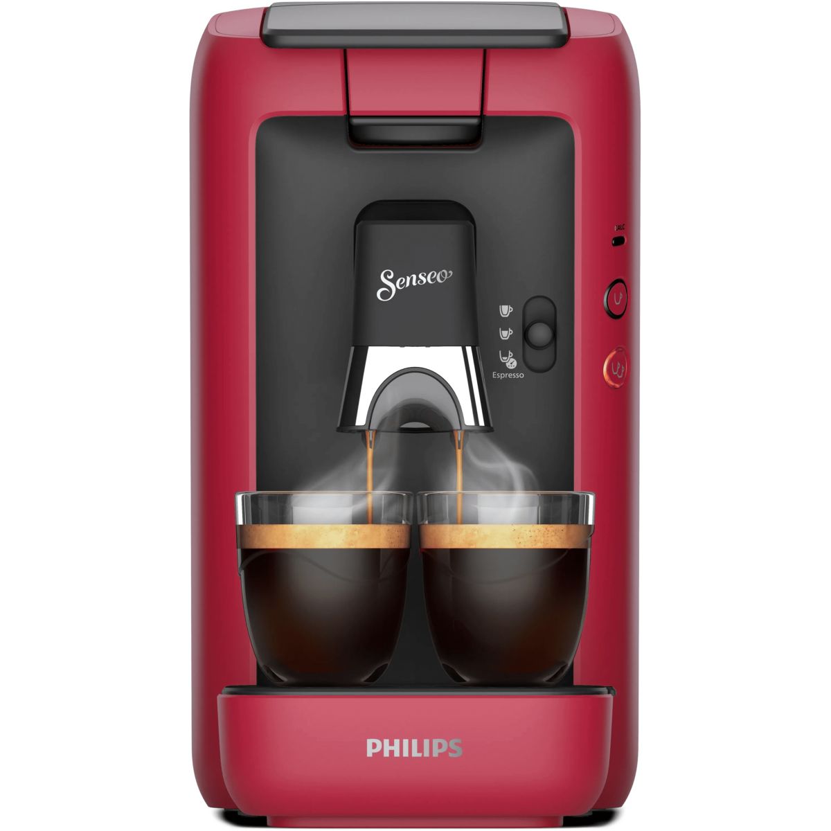 Cafetière à dosettes CSA260/91 Senseo machine à café Maestro Rouge couleur unique, PHILIPS