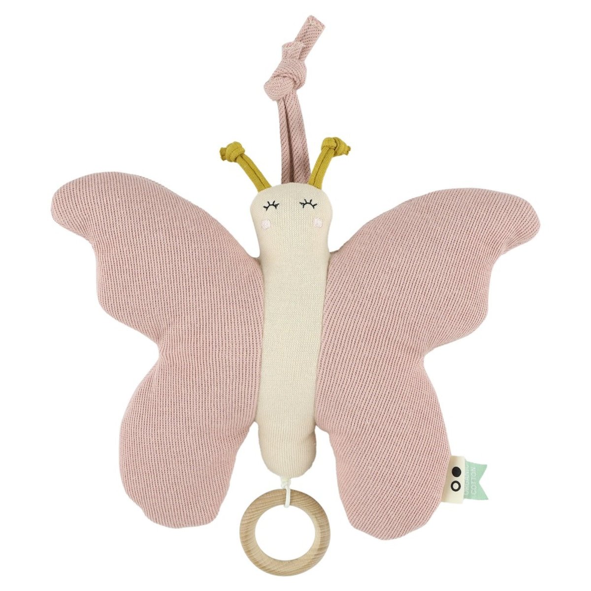 Jouet musical bébé rose papillon, TRIXIE