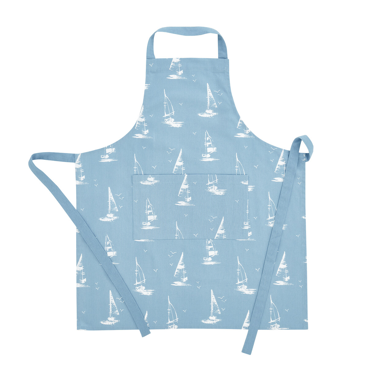 Salcombe Boats Cotton Kitchen Adult Apron blue, CATHERINE LANSFIELD