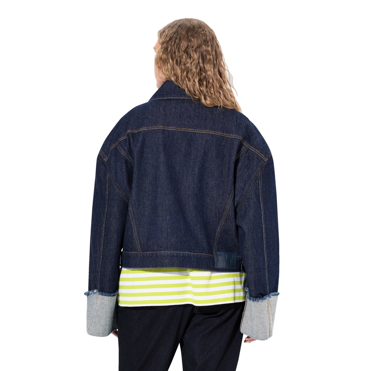 Veste en jean stretch lavage rincé, ULLA POPKEN