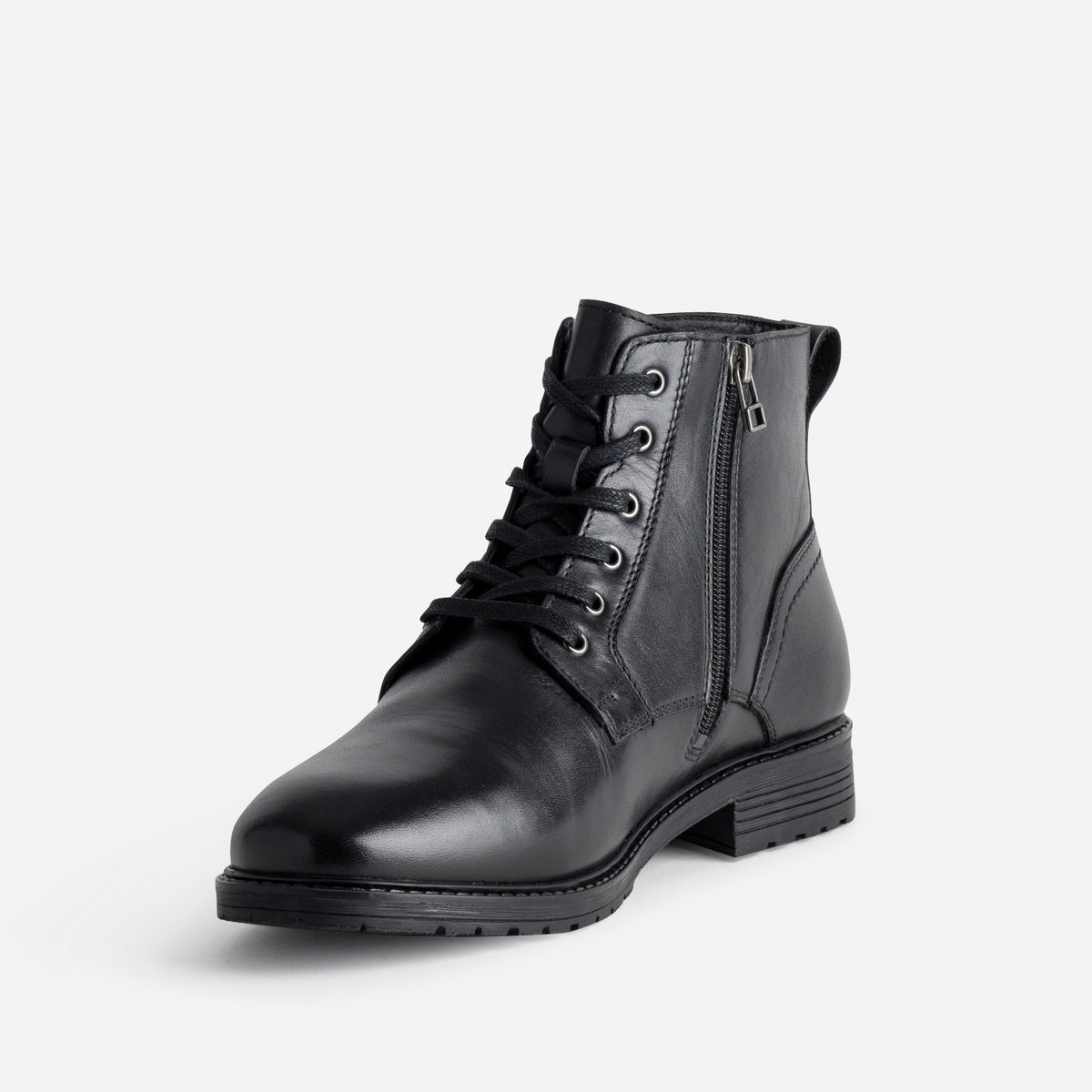 Boots en cuir LOUP noir, ERAM